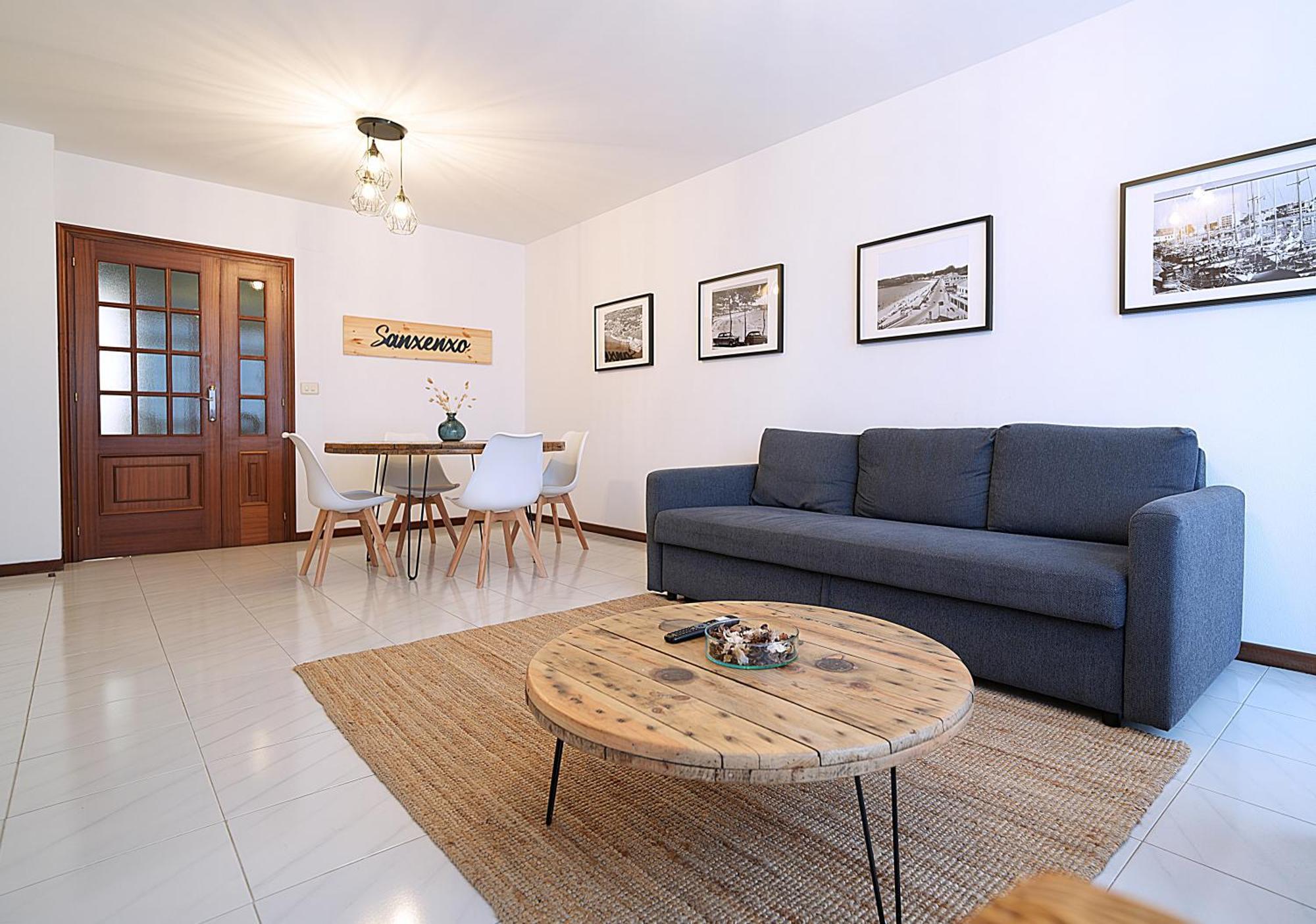 Apartamento De Playa En Sanxenxo Con Parking Luaran gambar